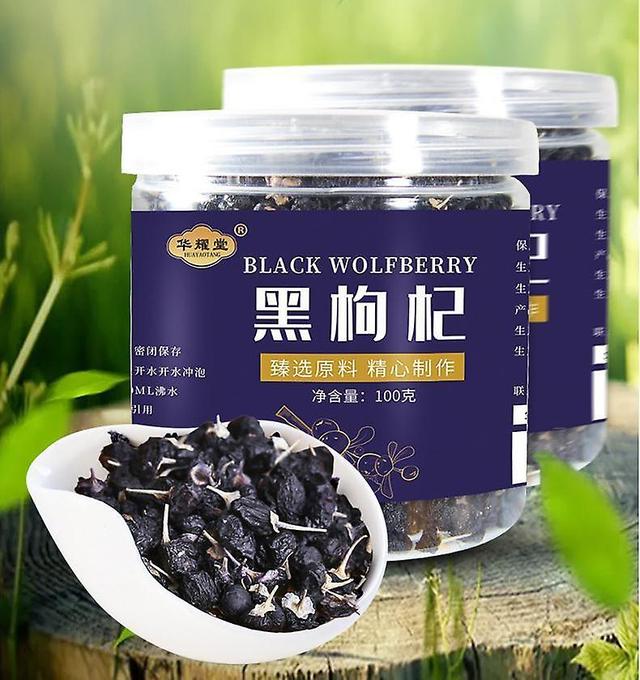 100g Zwarte Gouqi Chinese Kruiden Gedroogde Zwarte Wolfberry Huwelijk Wijnstok Gezondheidszorg on Productcaster.