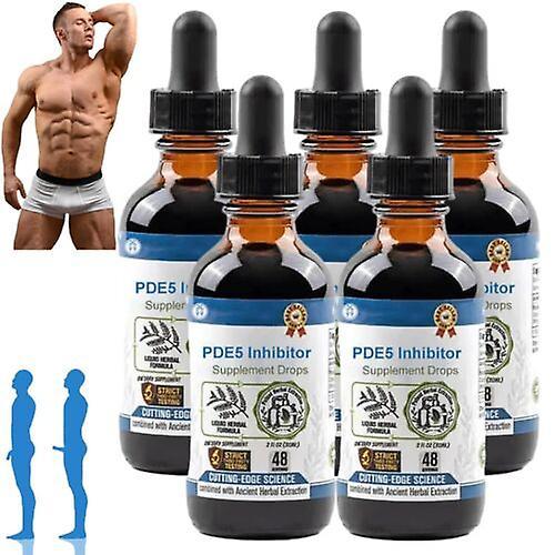 1-5pcs Male Pde5 Inhibitor Supplement Drops Stamina Endurance & Strength Booster Happy Wife Secret Drops on Productcaster.