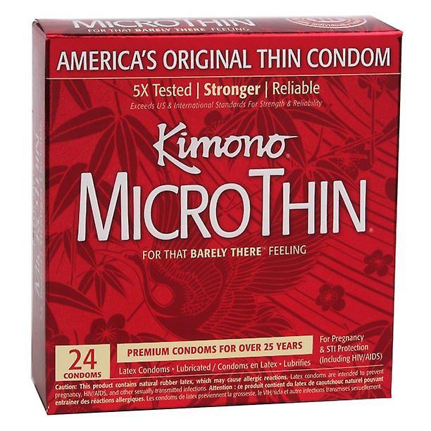 Kimono Micro Thin Lubricated Latex Condoms - 24 Ct on Productcaster.