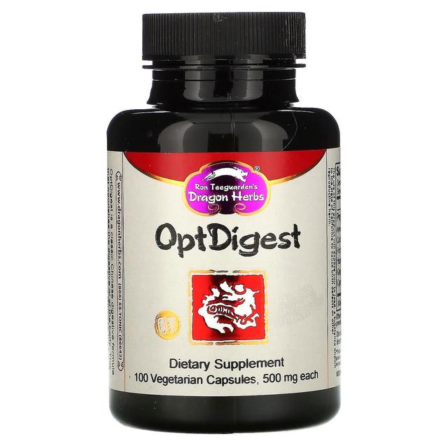 Dragon Herbs ( Ron Teeguarden ), OptDigest, 500 mg, 100 Vegetarian Capsules on Productcaster.