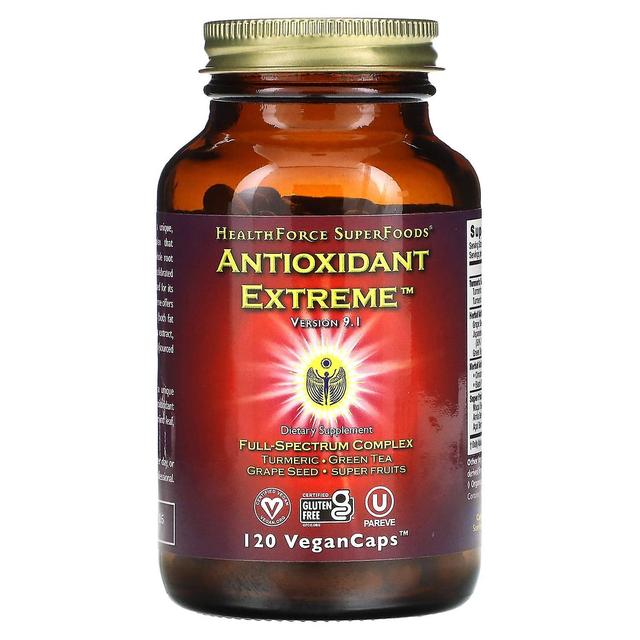 HealthForce Superfoods, Antioxidant Extreme, Version 9.1, 120 VeganCaps on Productcaster.