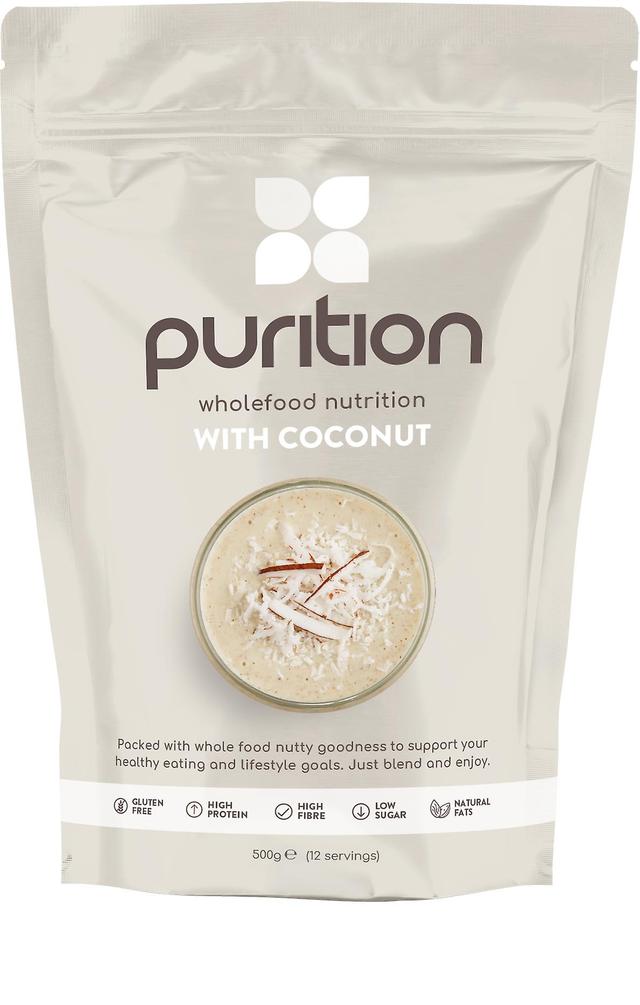 Purition wholefood nutrition with coconut 500g on Productcaster.