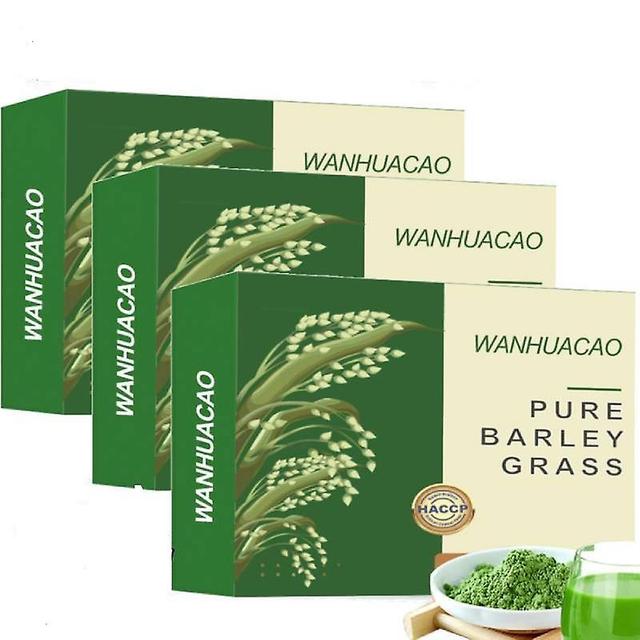 Szyskj 3x czysty organiczny jęczmień, trawa jęczmienna w proszku 100% czysta i organiczna, organiczna trawa jęczmienna w proszku on Productcaster.