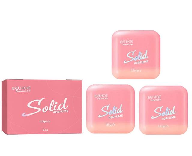 Pheromone Solid Balm Natural Light Fragrance Long-lasting Fragrance Portable Smear Body Skin Balm C 3pcs on Productcaster.