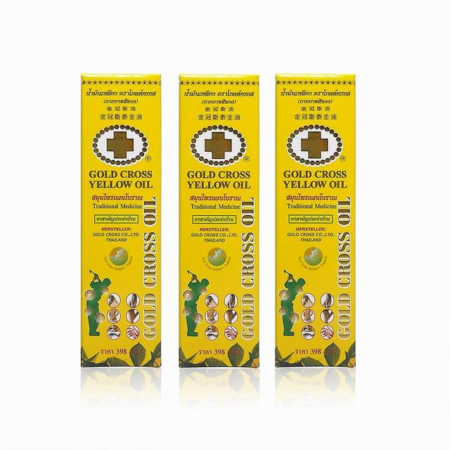 Atuto 15ml Gold Cross Oil Refrescante Influenza Frio Dor de cabeça Tontura Massageador Muscular Relaxar Óleo Essencial Dor de cabeça Alívio Fadiga ... on Productcaster.