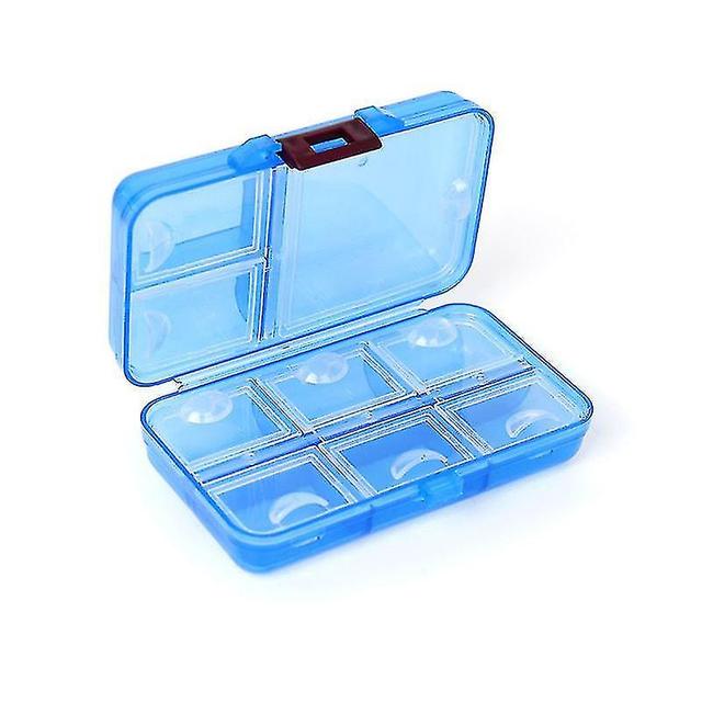 Wabjtam Coloured Pill Box, 9 Compartments, For Travel Daily Use on Productcaster.