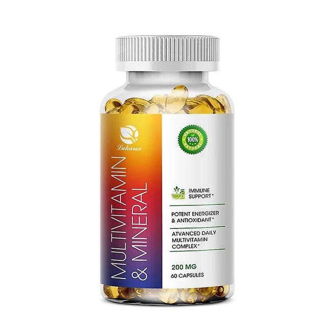 Lukaree Multivitamin & Mineral Capsule Främjar Ben- och Tänder Utveckling Immunstöd Hjälp Metabolisera Kolhydrater Ty Hälsahuamade Huamade 60pcs on Productcaster.