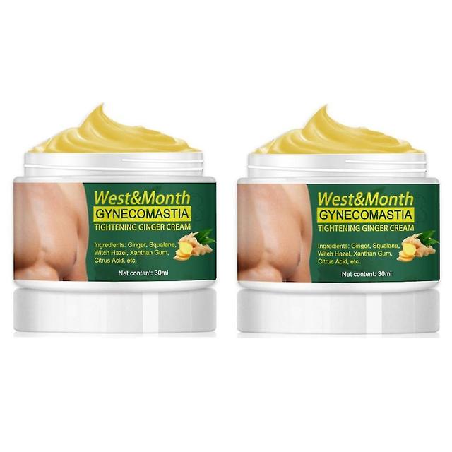 2pcs ginecomastia firmando creme de gengibre ajuda a queimar gordura e acelerar o metabolismo suor do corpo on Productcaster.