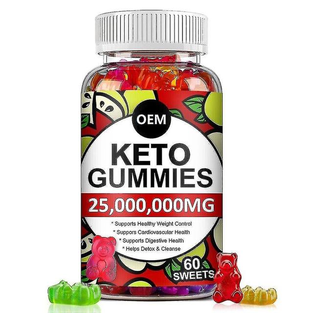 Keto jablčný ocot Gummy Bears Brušný spaľovač tuku - 60 gumičiek on Productcaster.