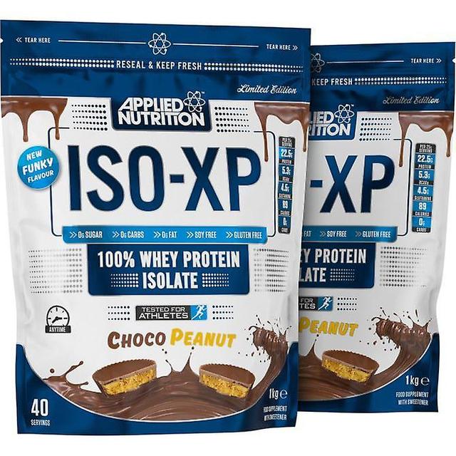 Applied Nutrition ISO-XP 100% Whey Protein Isolate Nahrungsergänzungsmittel - 1 kg Choco Erdnuss 1kg on Productcaster.