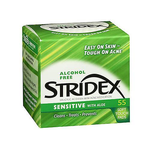 Stridex Stri-Dex Daily Care Acne Medication Pads, Känslig hud 55 vardera (Förpackning med 1) on Productcaster.