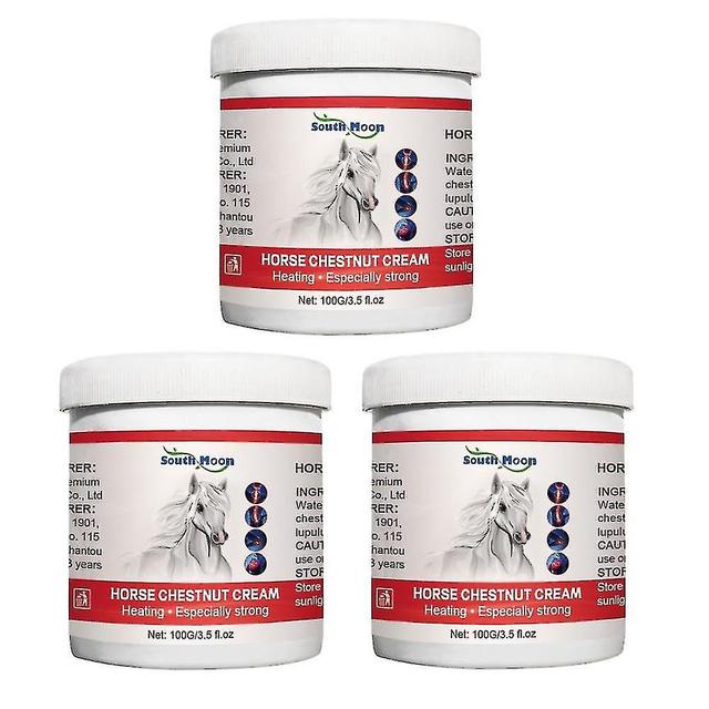 Yalo 3pcs Horse Chestnut Soreness Soothing Cream Cervical Spine Pain Joint on Productcaster.