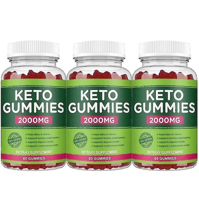 3bottles Keto Acv Gummies Advanced Body Management Apple Cider Vinegar Sugar Bear Gummy Free Acv Keto Vitamin C Bhb For Women And Men on Productcaster.