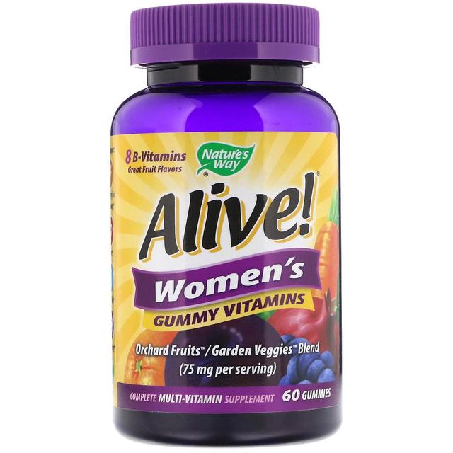 Nature's Way Natura's Way, Alive! Women's Gummy Vitamins, Great Fruit Flavors, 60 Gummies on Productcaster.