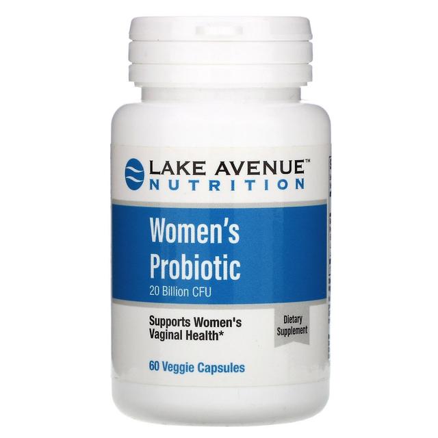 Lake Avenue Nutrition, Women's Probiotics, 20 Billion CFU, 60 Veggie Capsules on Productcaster.