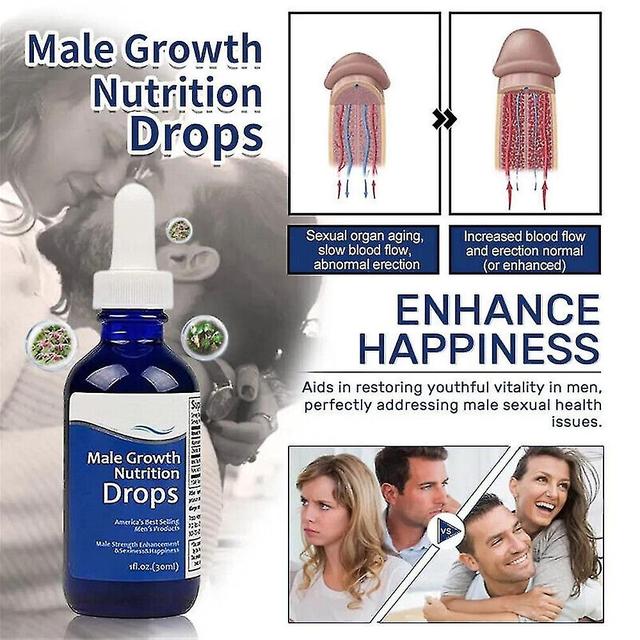 REVITAHEPA Male Growth Nutrition Drops, Blue Direction Benefit Drops for Men 1pcs on Productcaster.