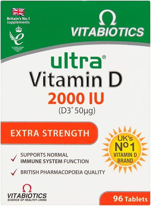 Vitabiotics Ultra Vitamin D 2000IU, 96 Tablets on Productcaster.