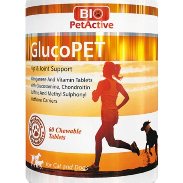 Rion Glucopet | Joint Booster 60 Tablet For Dogs And Cats Dog Vitamin Bone Support Tablet on Productcaster.