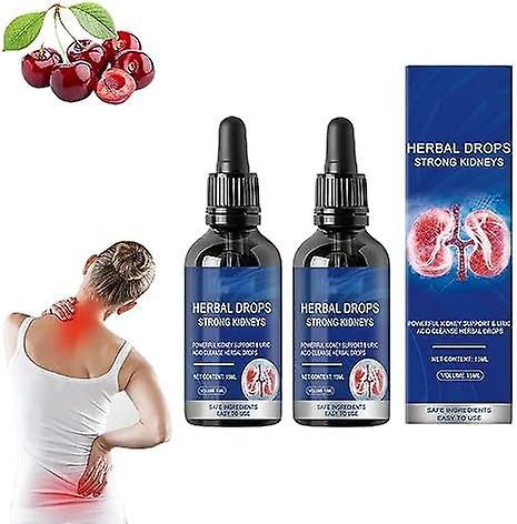 HOH Herbal Kidney Care Drops, Herbal Drops Strong Kidneys, Relaxing And Active Repair Essence Liquid, Herbal Care Solution 2pcs on Productcaster.