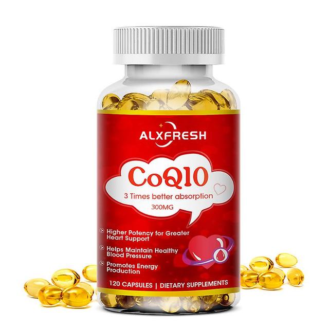 Tib 3x Organic Ultra High Absorption Coq10 Coenzyme Q10 Promotes Cardiovascular&heart Health Provides Energy Vitamins Health Food 120PCS on Productcaster.