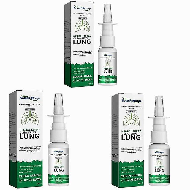 3pcs New Onnature Organic Herbal Lung Cleanse & Repair Nasal Spray Pro on Productcaster.