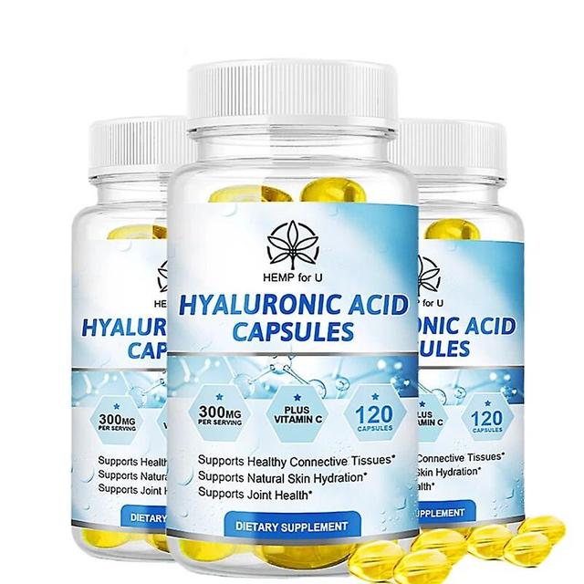 Hikig Hydrolytic Hyaluronic Acid Capsule Deeply Nourish Skin Brighten Elastic Freckle Removing Beauty Health Healthy Joints 3bottle x120pcs on Productcaster.