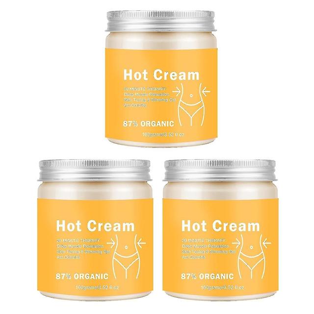 Anti-cellulitis & Afslankcrème Medilisk, Hot Cream voor buikvetverbrander en aanscherping, vetverbrandende crème voor buikhy 3pcs on Productcaster.