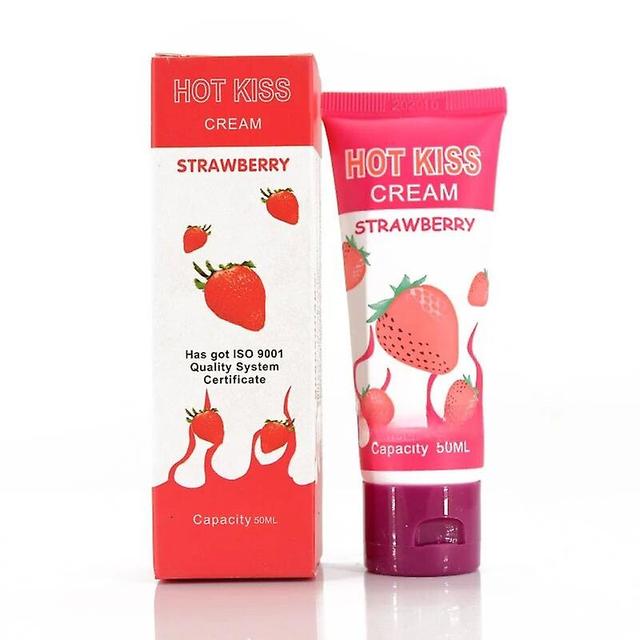 50ml Aardbei Gearomatiseerd Eetbaar Glijmiddel voor Seks Orale Waterbasis Siliconen Smering Silk Touch Anale Orgasme Gel Gay Sex Olie van hoge kwal... on Productcaster.