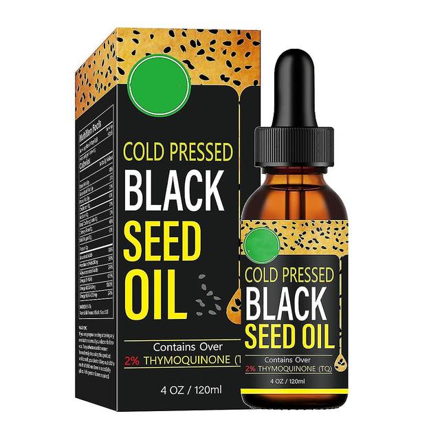 Black Seed Oil - 100% Natural Cold Pressed Black Seed Oil Digestive Support, Pure Black Seed Oil Supplement For Immune Support 120ml - 1pcs on Productcaster.