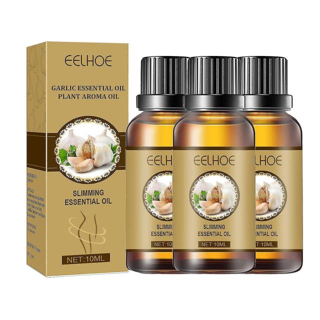 3pcs Belly Drainage Garlic Oil, Lymphatic Drainage Garlic Oil, Slimming Tummy Ginger Oil, 10ml,30ml Natural Drainage Garlic Oil Essential Relax Massag on Productcaster.