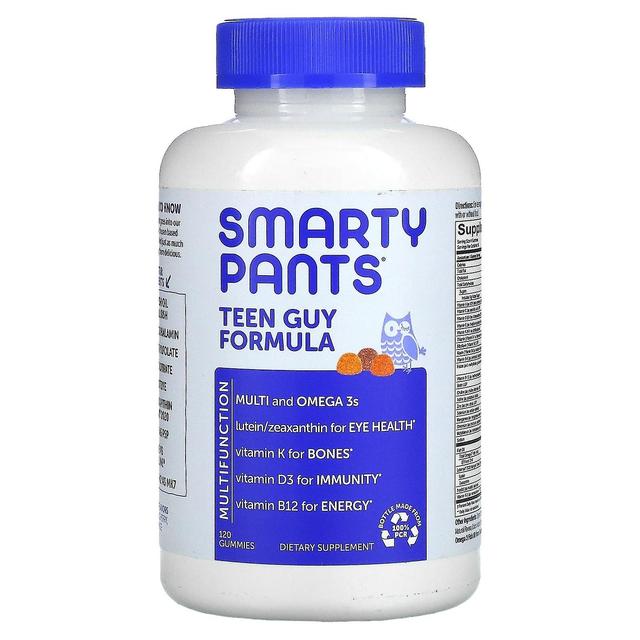 SmartyPants, Fórmula Teen Guy, Limão Limão, Cereja e Laranja, 120 Gummies on Productcaster.