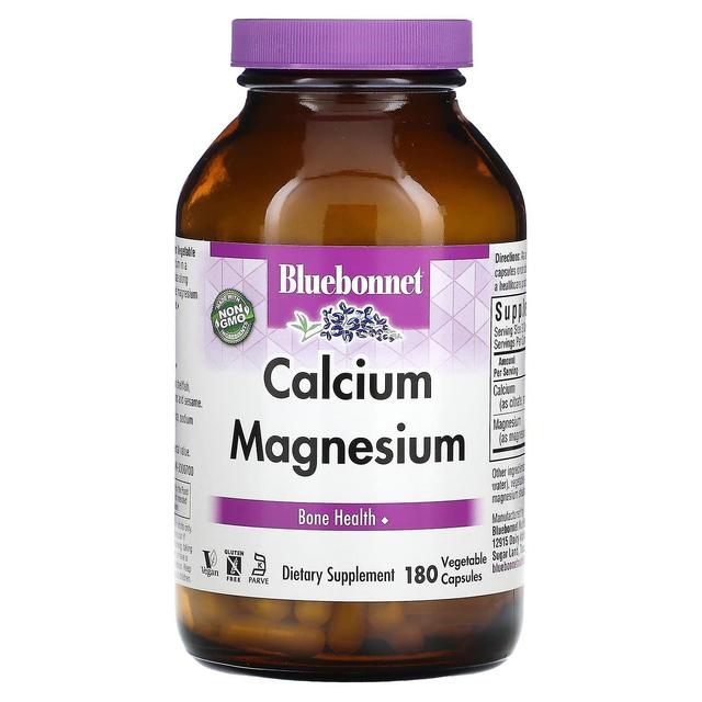 Bluebonnet Nutrition, kalsiummagnesium, 180 kasvikapselia on Productcaster.