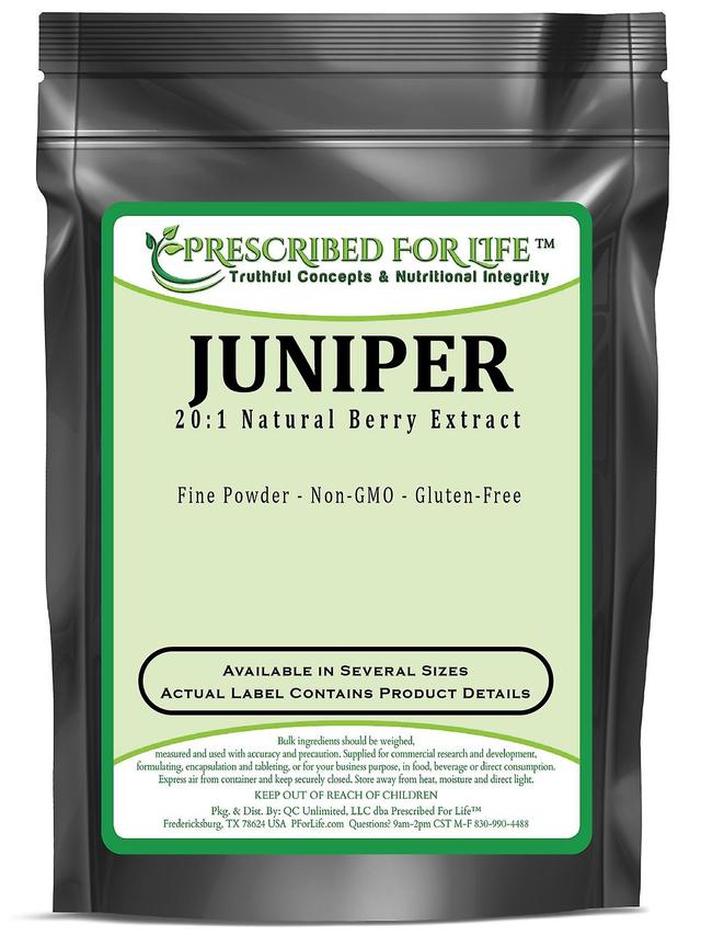 Prescribed For Life Juniper - 20:1 Natrual Berry Extract Powder 4 oz (113 g) on Productcaster.