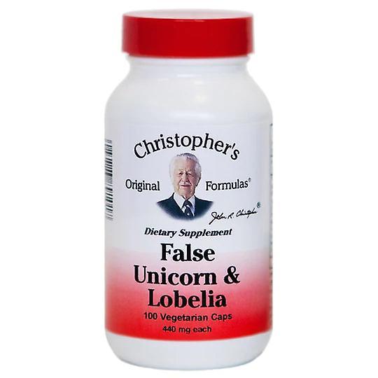 Christopher's Original Formulas False unicorn & lobelia - 100 capsules on Productcaster.