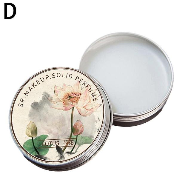 Scvvd Women Solid Perfume Portable Solid Balm Long-lasting Fragrances Fresh and Elegant Female Solid Perfu lotus on Productcaster.