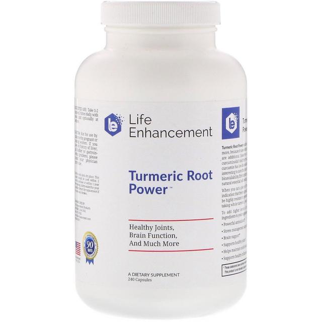 Life Enhancement, Turmeric Root Power, 240 Capsules on Productcaster.