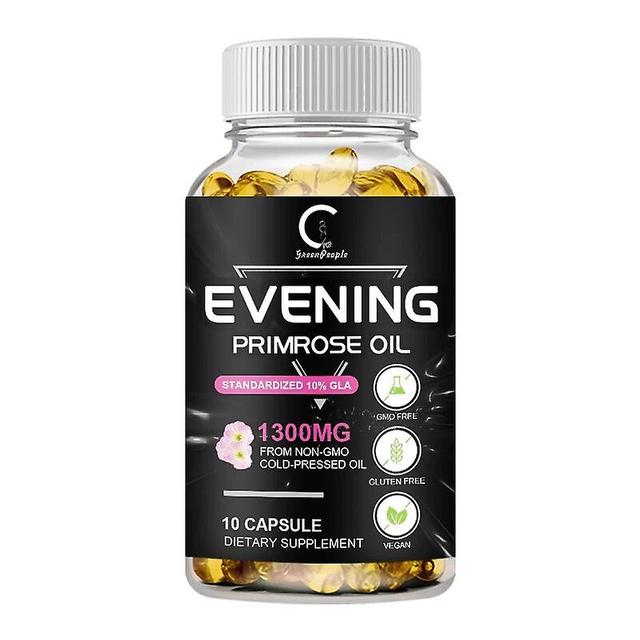 Natural Evening Primrose Oil Capsule Healthy Skin Reducing cholesterol & Alleviating Cerebral thrombosisTIB TIB . 10pcs on Productcaster.