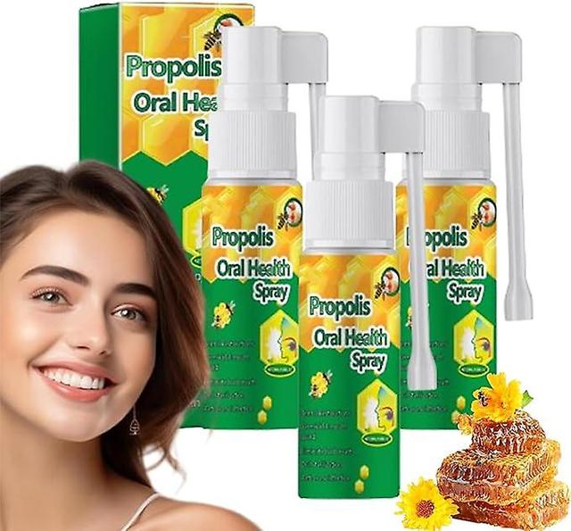 Ycxpy Spray de santé bucco-dentaire à la propolis, Spray buccal à la propolis, Nettoyer les taches sur les dents, Blanchir les dents, Rafraîchir l’... on Productcaster.