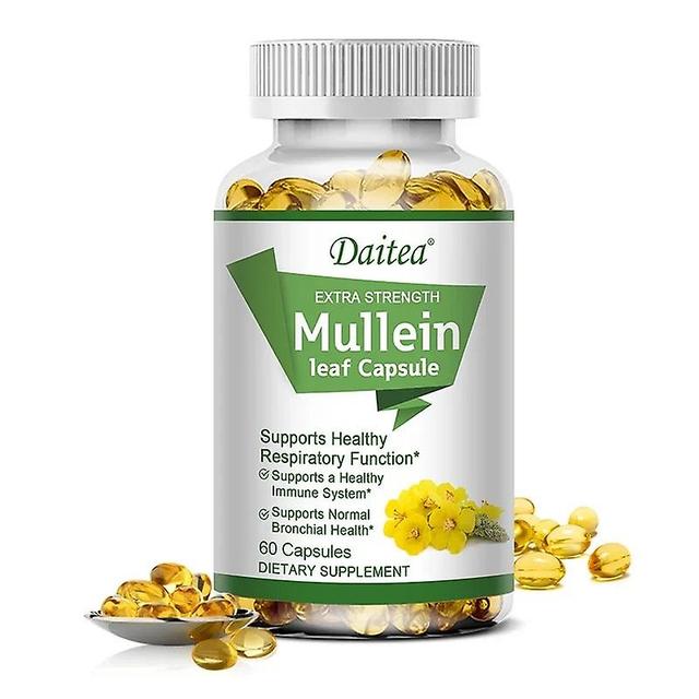 Sofirn Daitea Mullein Extract, 1500 mg Supplement, Supports Healthy Lung Function and Nervous System, Non-GMO, Vegan 60 count-1 bottle on Productcaster.