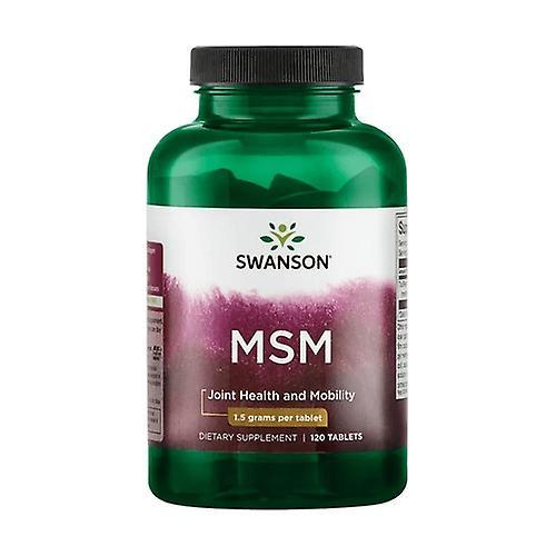 Swanson Ultra MSM 120 tablets of 1500mg on Productcaster.