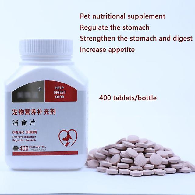 Belita Amy Pet Dog Digestion Tablets 400 Probiotics Appetizer Stomach Health Care Intestines and Stomach Into A Cat Stomach Treasure on Productcaster.