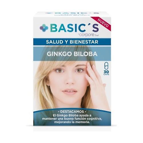 Basics Corpore Basic's Health and wellness Ginkgo Biloba 30 capsules on Productcaster.