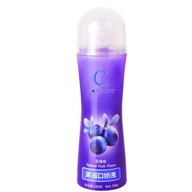 Water-soluble Human Lubricant Long Lasting Fruit Scented Lubricated Liquid For Adults Blueberry on Productcaster.