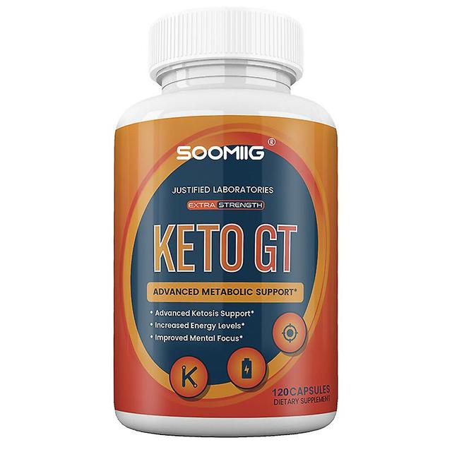 Visgaler Keto Gt Weight Management Fast Fat Burner Digestion Booster Bloating Cleanse And Detox Metabolism Advanced Formula 120capsule-A bottle on Productcaster.