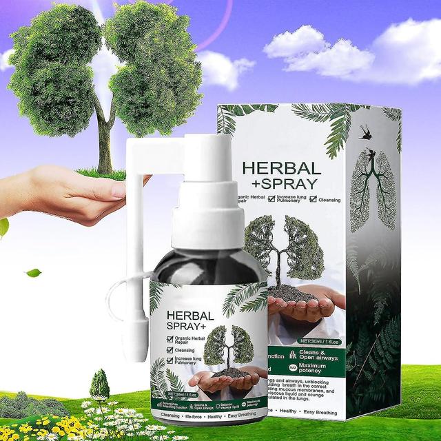 Herbal Lung Cleanse Mist, Organic Lung Health Supplement Powerful Lung Support Spray For Better Respiratory Health, Lung Detox Mist 4pcs - 120ml on Productcaster.