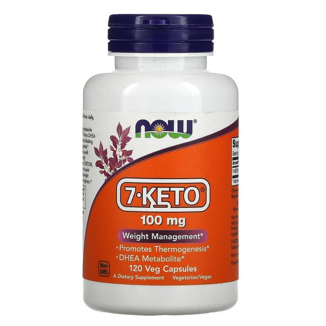 NOW Foods NU Livsmedel, 7-KETO, 100 mg, 120 Veg kapslar on Productcaster.