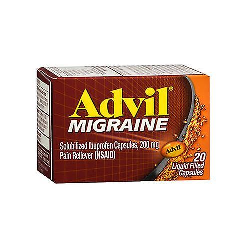 Advil Migraine Pain Reliever Liquigels,200 mg,20 Liquid Gels (Pack of 1) on Productcaster.