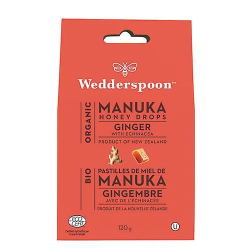 Wedderspoon Org Manuka Honey Drops Ginger ,120 Grams on Productcaster.