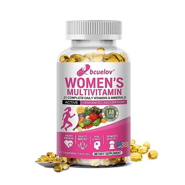 Visgaler Multivitamin Capsules - Heart Anti-hair Loss Skin Repair Liver Anemia Immunity Digestion Metabolism Support Overall Health 30 count-1 bottle on Productcaster.